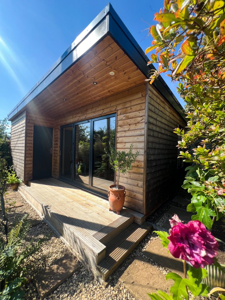 Image of completed garden new build development